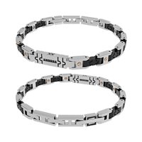 Bracciale Rosso Amante Uomo ANNIVERSARIO 20 in Acciaio Spinello UBR543BR - UBR543BR